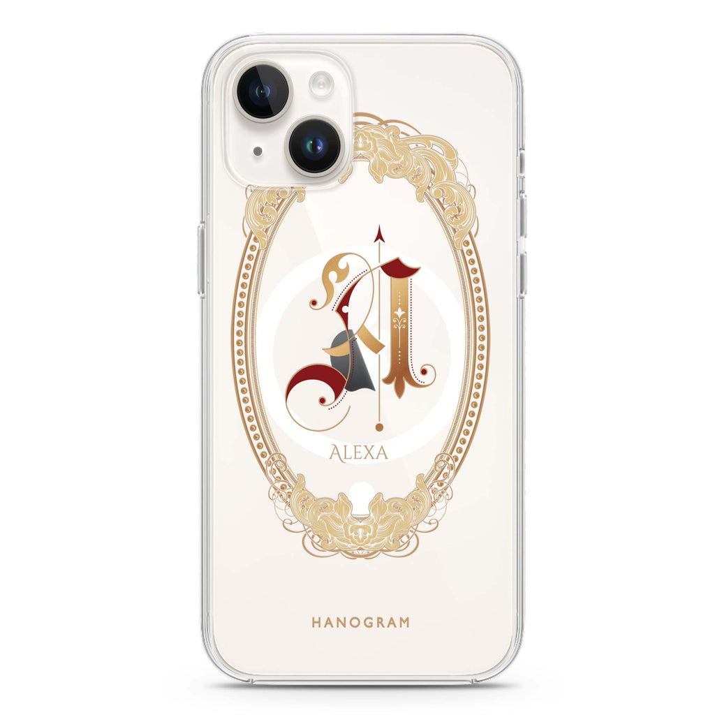 Gothic Ornamental iPhone 14 Plus Magsafe 兼容水晶透明保護殼