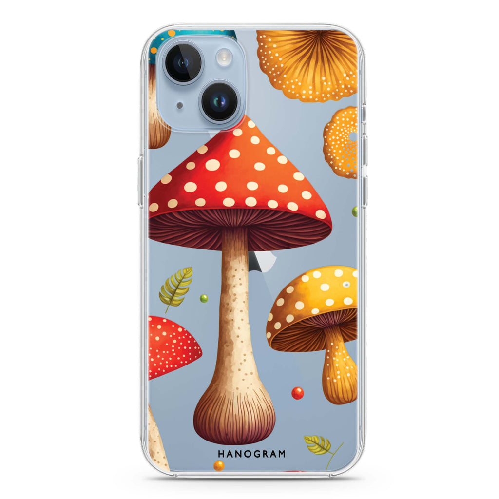 Mushroom time iPhone 14 水晶透明保護殼