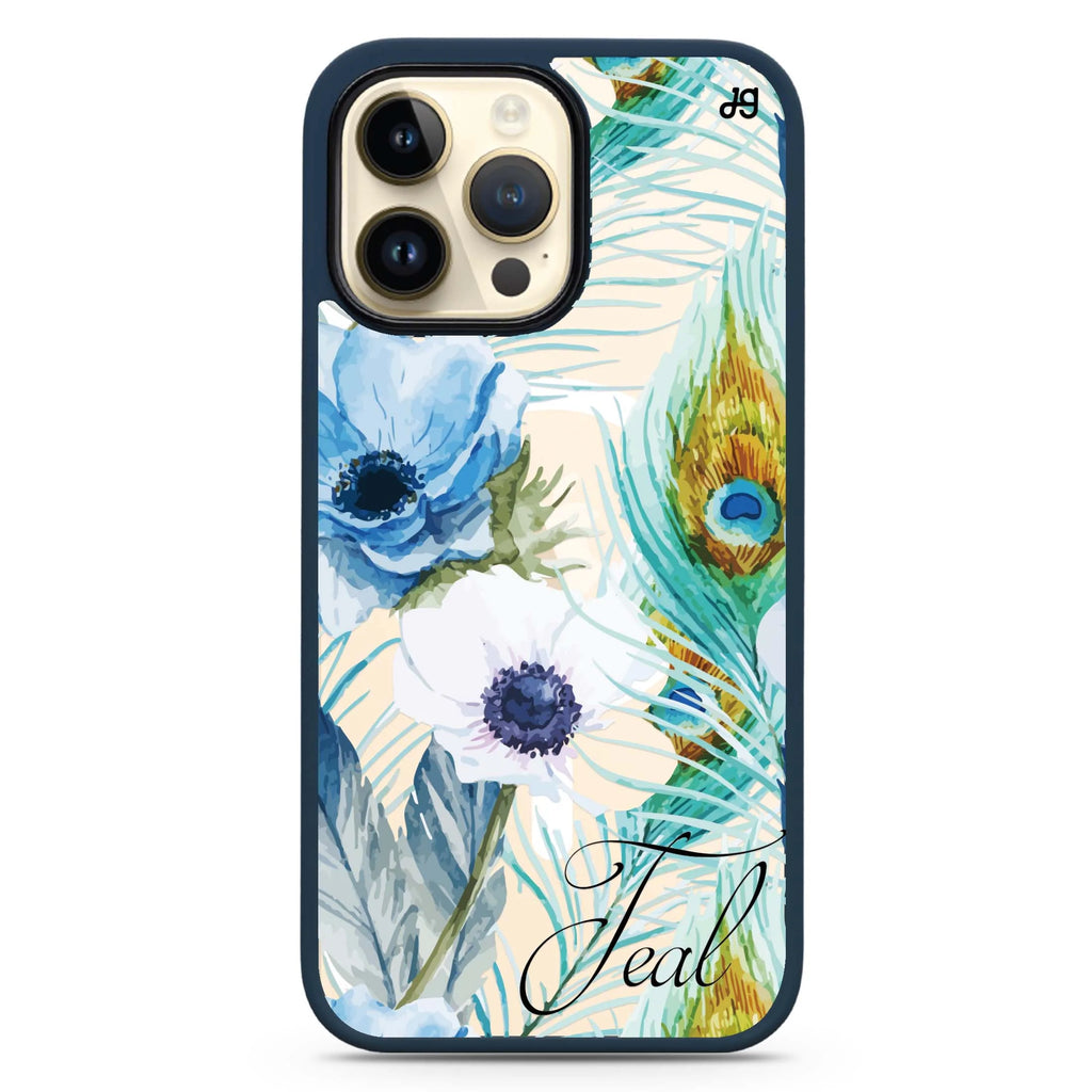 Pretty Watercolor Flowers Magsafe 兼容防衝擊保護殼