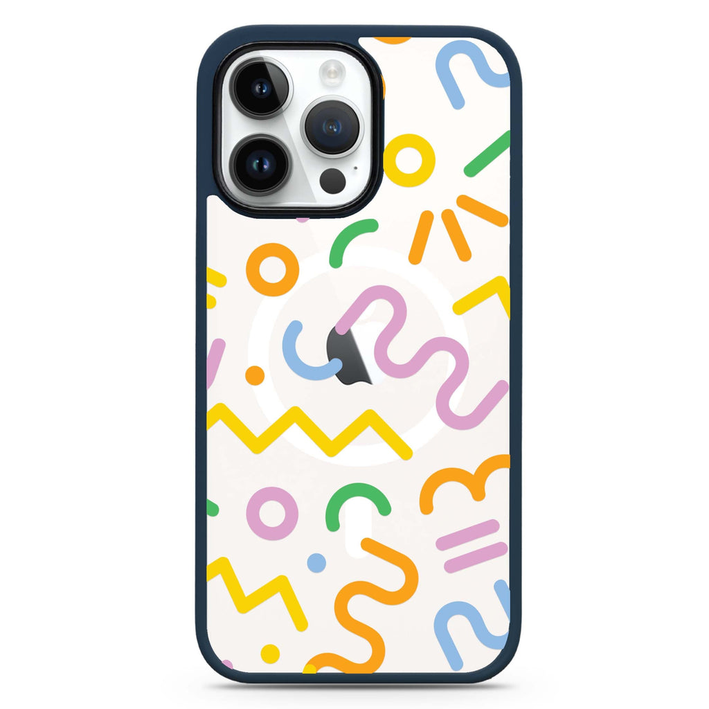 Abstract Doodles Magsafe 兼容防衝擊保護殼