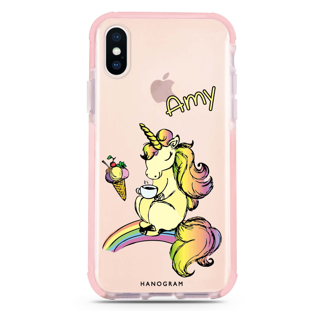 Cute Unicorn iPhone XS Max 吸震防摔保護殼