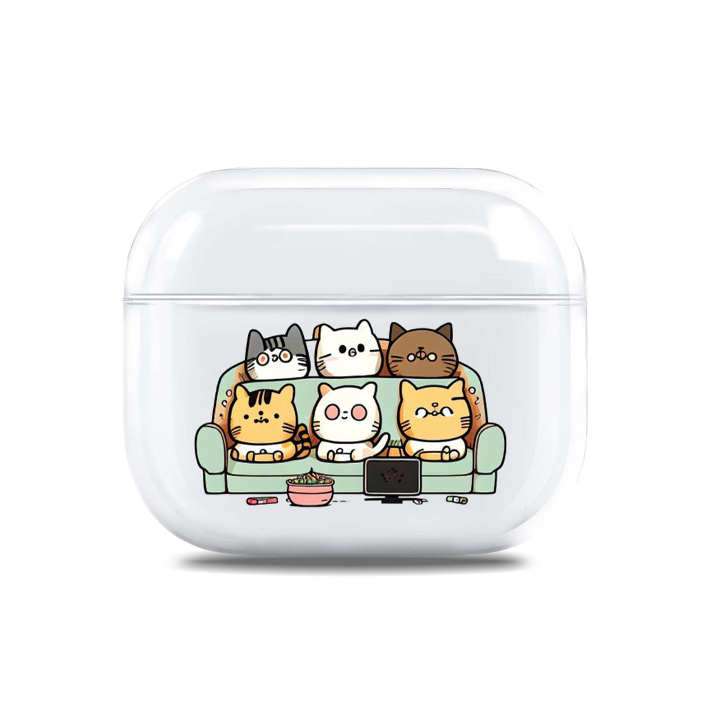 TV Cats AirPods 透明保護殻