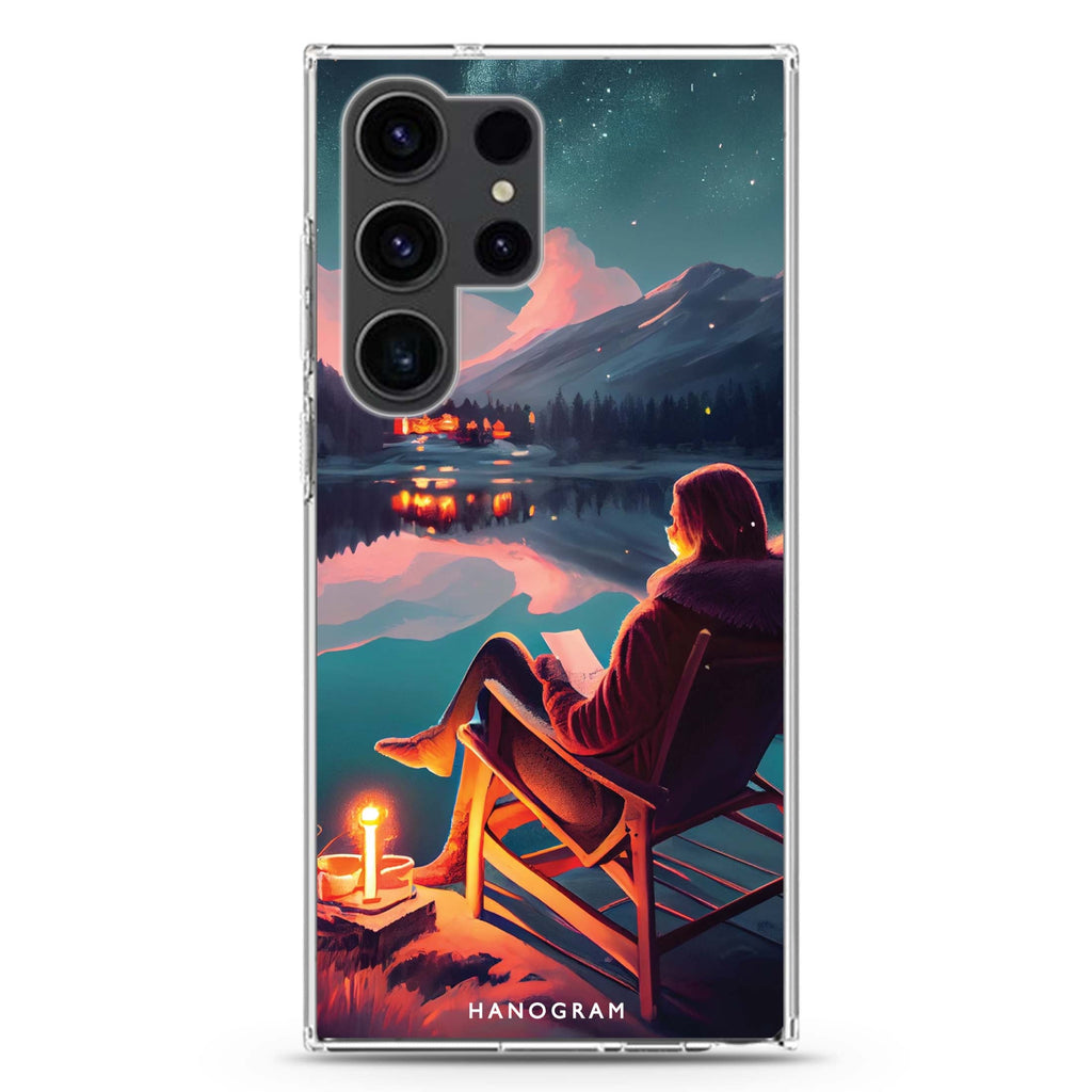 A Beautiful Night Samsung Galaxy Ultra 透明保護殼，適用 S26/S25/S24/S23 Ultra，圖1