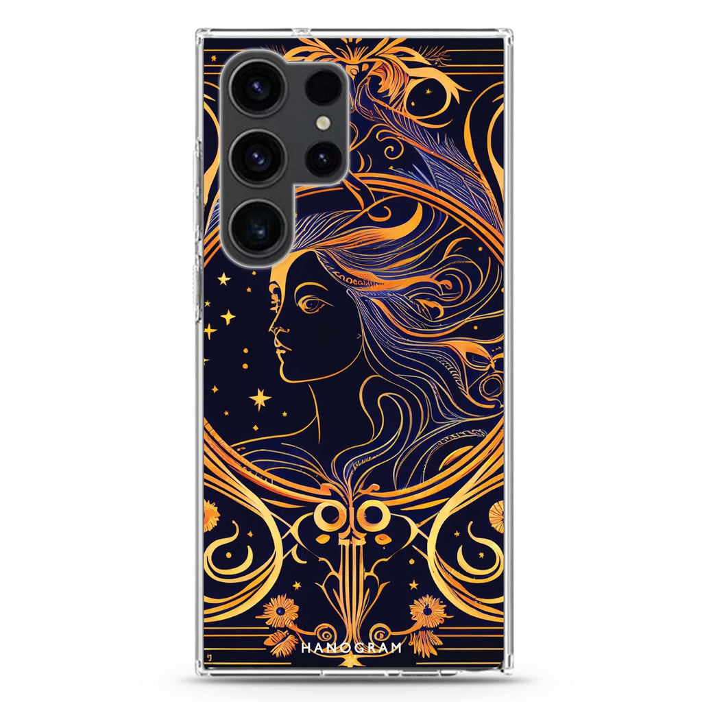 Magic Queen Samsung Galaxy Ultra 透明保護殼，適用 S26/S25/S24/S23 Ultra，圖1