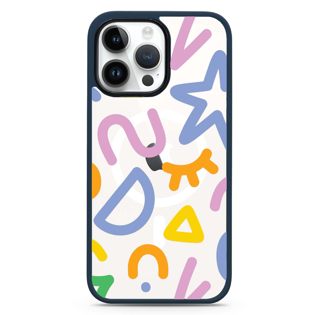 Abstract Doodles Magsafe 兼容防衝擊保護殼