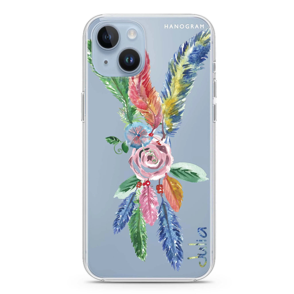 Feather iPhone 14 plus 水晶透明保護殼