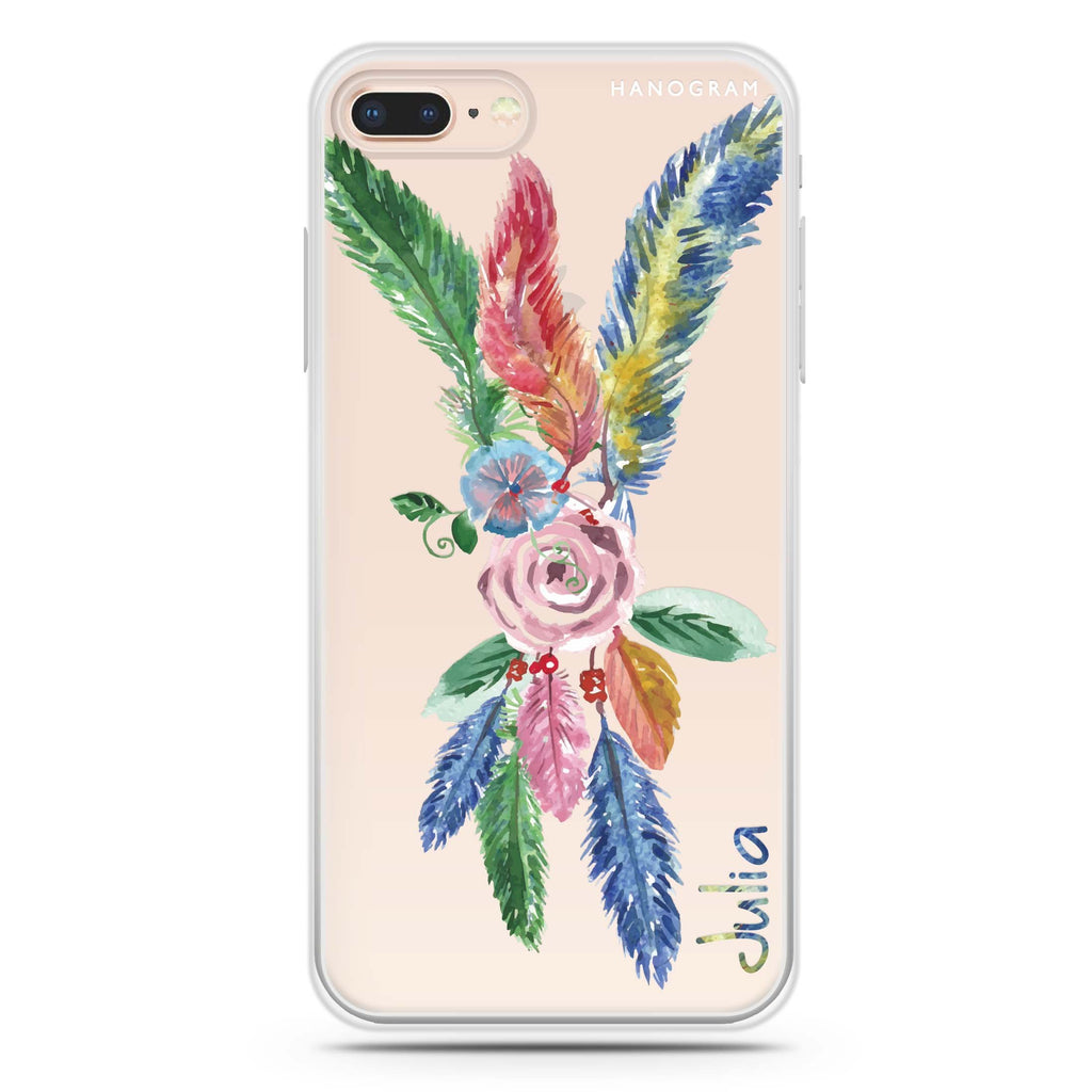 Feather iPhone 8 Plus 水晶透明保護殼