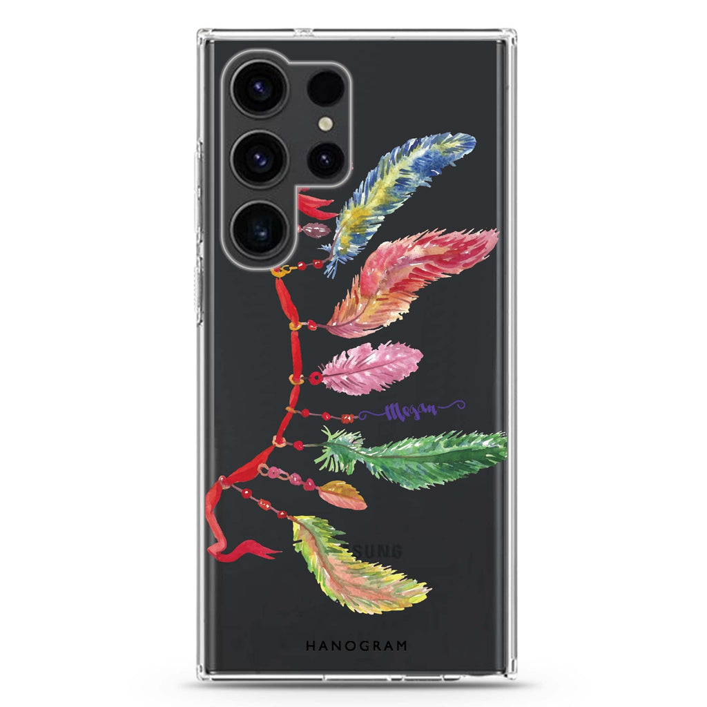 Feather II Samsung Galaxy Ultra 可加名字透明保護殼，適用 S26/S25/S24/S23 Ultra，圖1