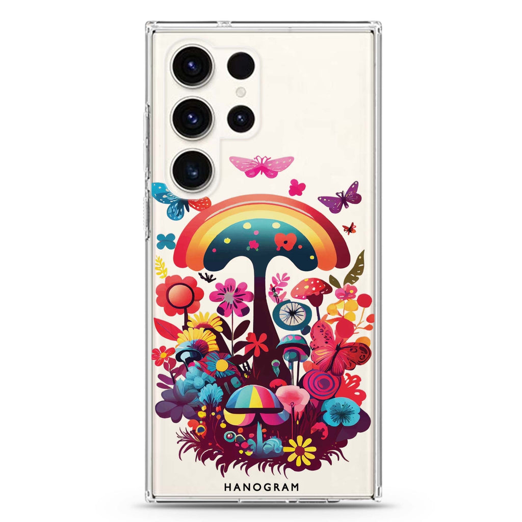 Magic Garden Samsung Galaxy Ultra 透明保護殼，適用 S26/S25/S24/S23 Ultra，圖1