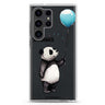 Little Panda Samsung Galaxy Ultra 可加名字透明保護殼，適用 S26/S25/S24/S23 Ultra，圖1