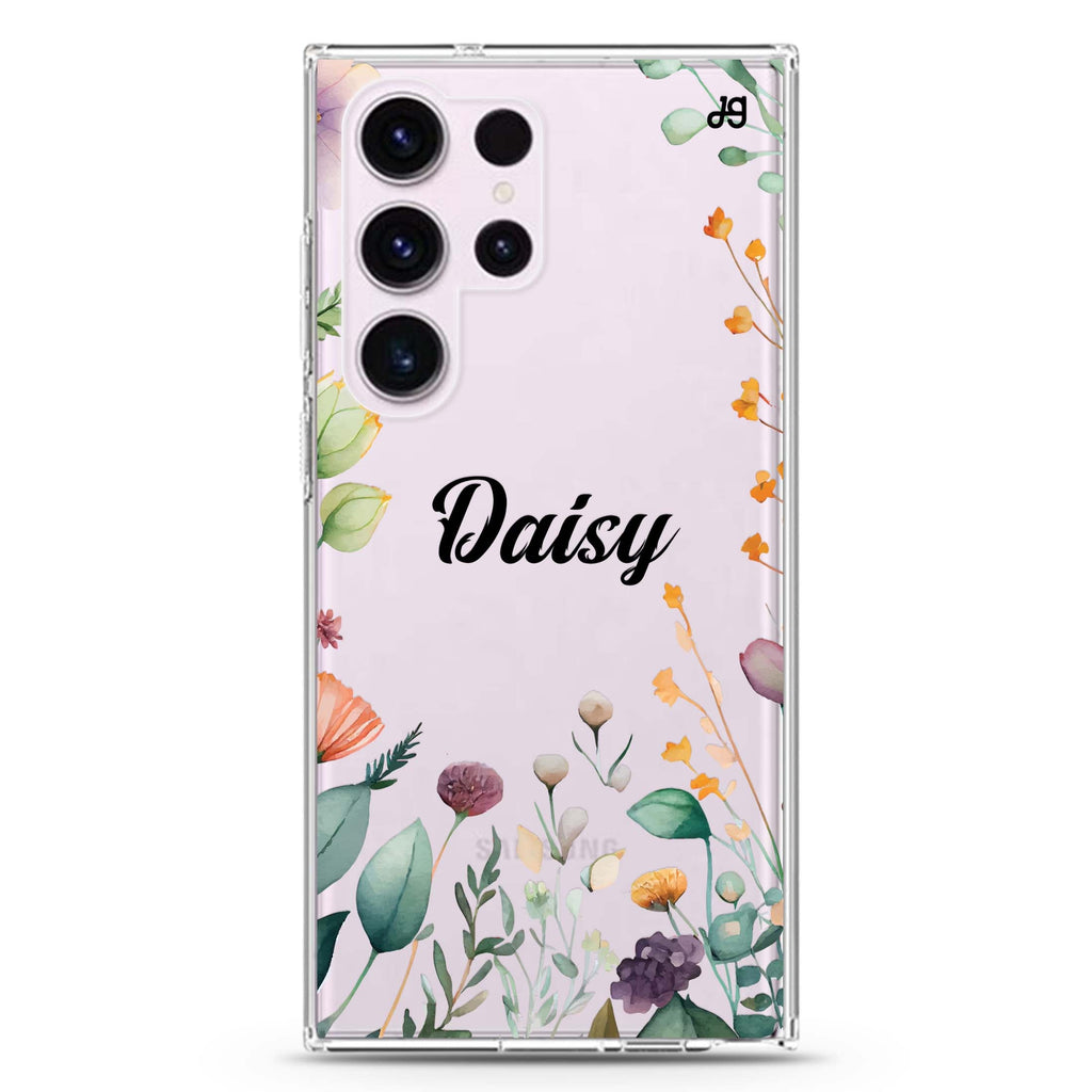 Beautiful Garden Samsung Galaxy Ultra 可加名字透明保護殼，適用 S26/S25/S24/S23 Ultra，圖1