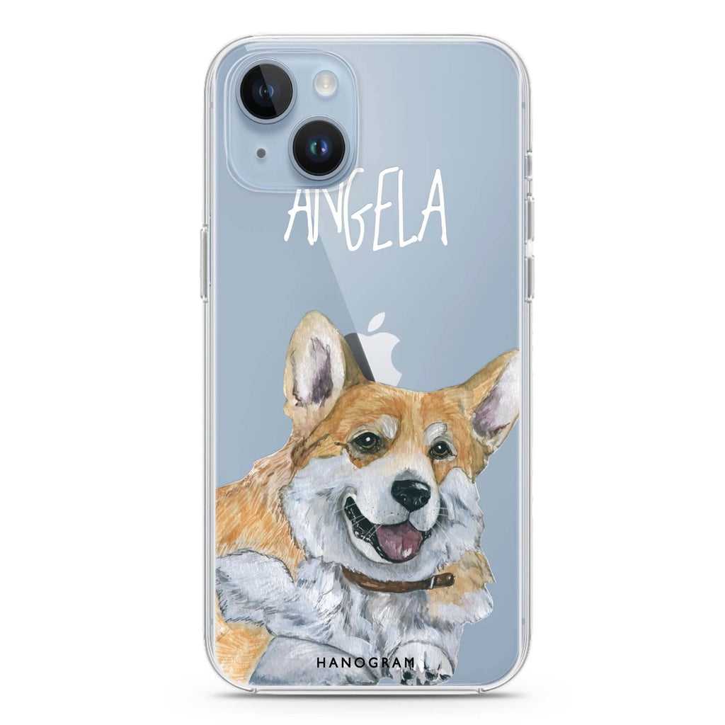 Corgi iPhone 14 plus 水晶透明保護殼