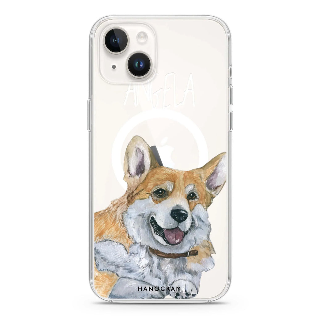 Corgi iPhone 14 Magsafe 兼容水晶透明保護殼