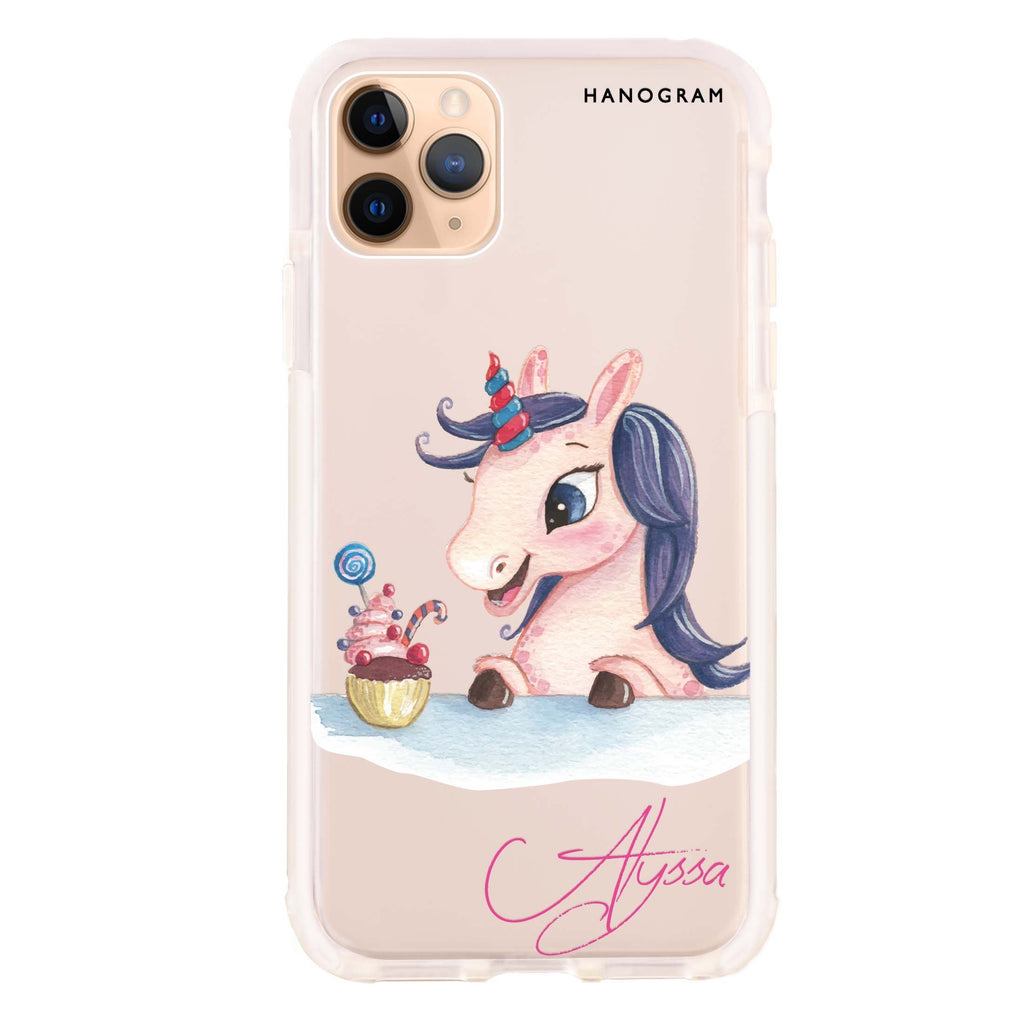 Rainbow Unicorn And Cupcake iPhone 11 Pro Max 吸震防摔保護殼