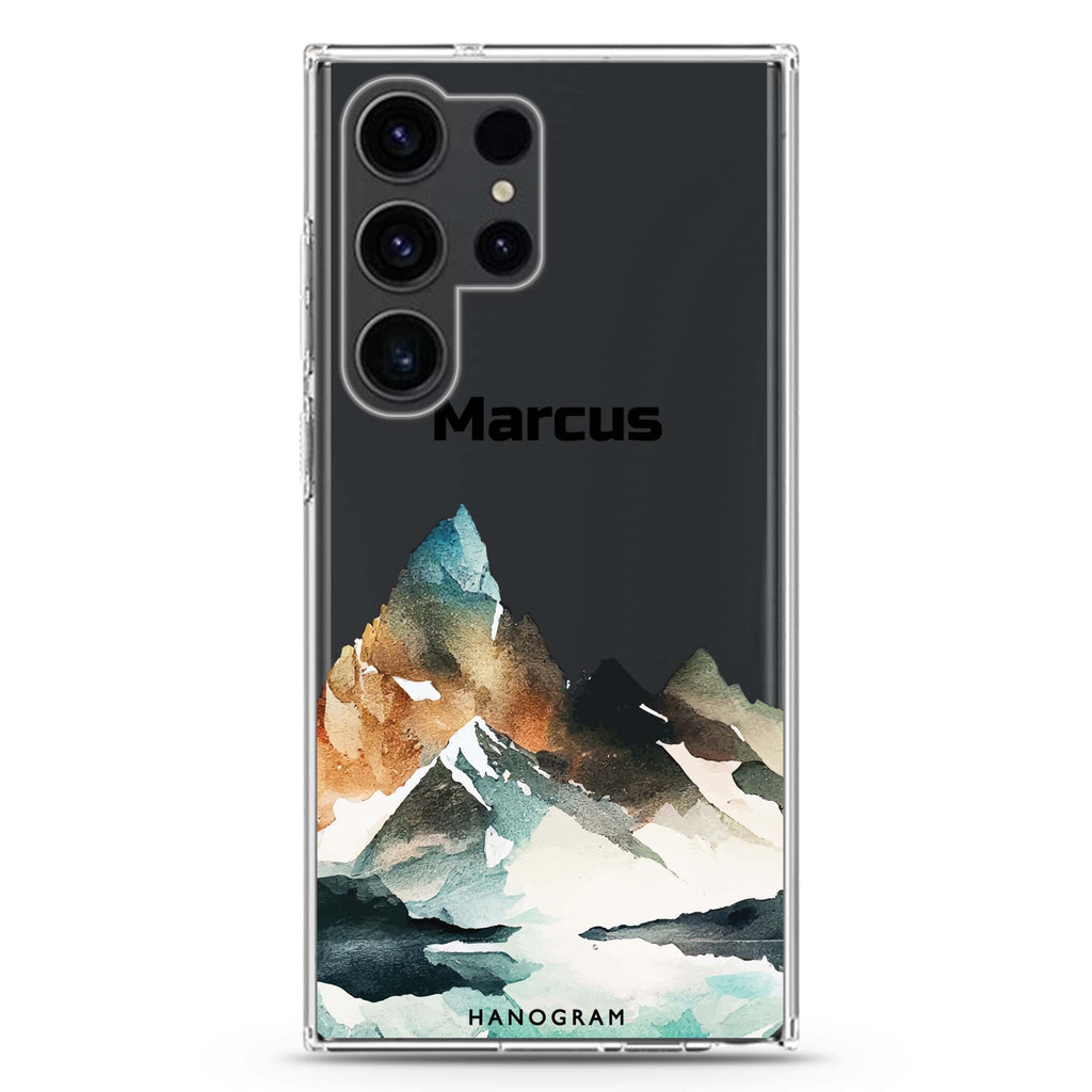 Hills Samsung Galaxy Ultra 可加名字透明保護殼，適用 S26/S25/S24/S23 Ultra，圖1