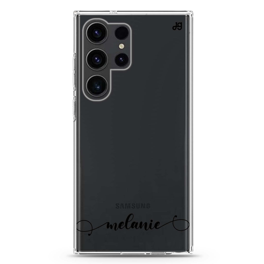 Custom Samsung Galaxy Ultra 可加名字透明保護殼，適用 S26/S25/S24/S23 Ultra，圖1