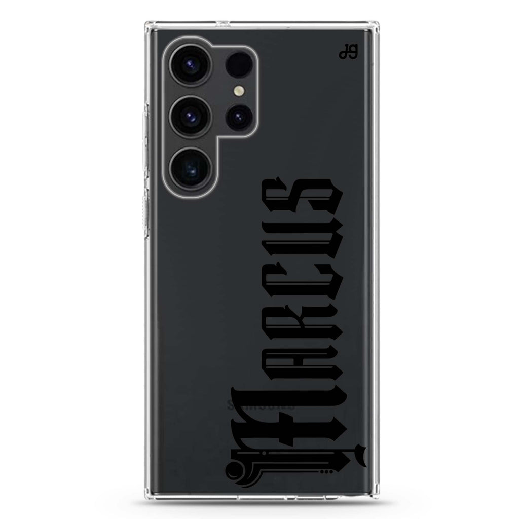 Custom Samsung Galaxy Ultra 可加名字透明保護殼，適用 S26/S25/S24/S23 Ultra，圖1
