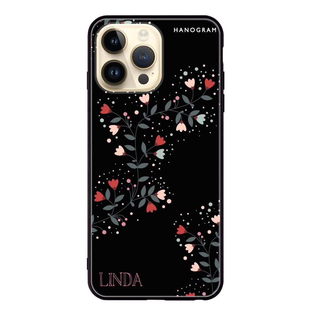 Floral Chain iPhone 超薄強化玻璃殻