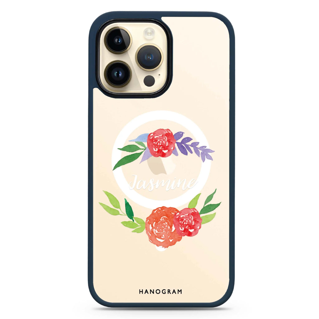 Floral Circle Magsafe 兼容防衝擊保護殼