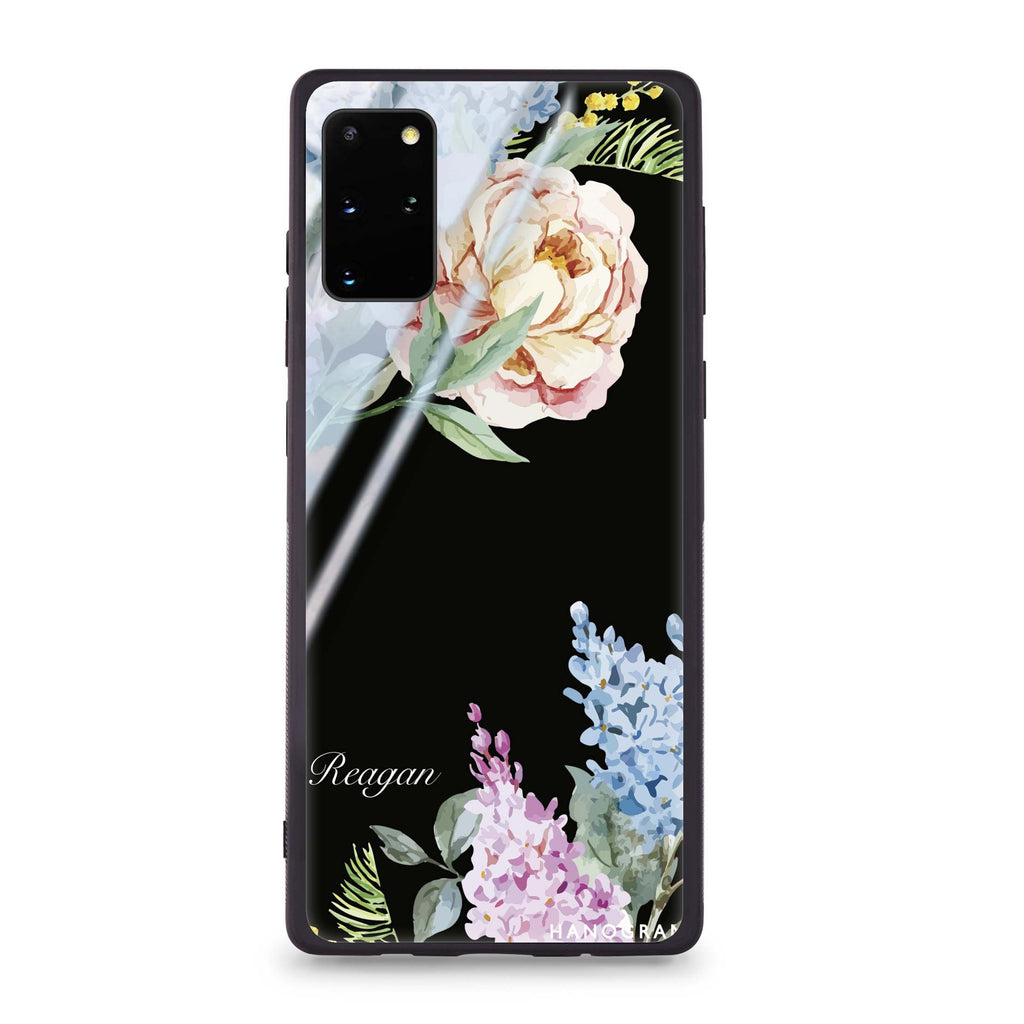 Tropical Floral Samsung S20 Plus 超薄強化玻璃殻