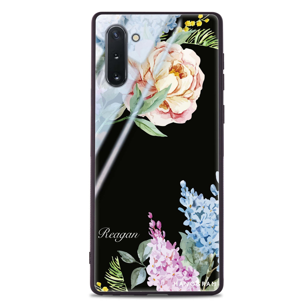 Tropical Floral Samsung Note 10 超薄強化玻璃殻