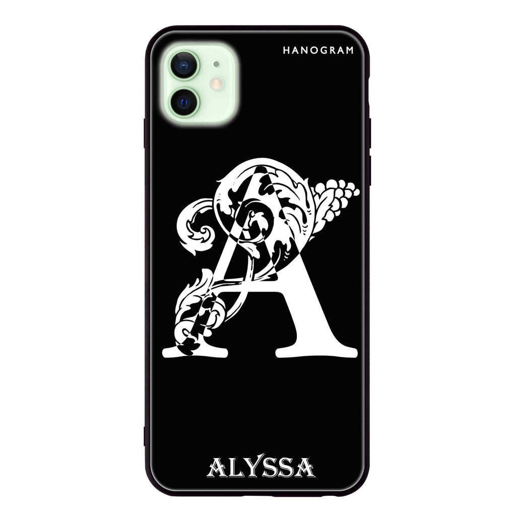 Ornamental Alphabet iPhone 12 mini 超薄強化玻璃殻