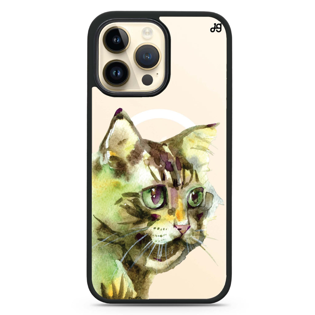 Watercolour Cat Magsafe 兼容防衝擊保護殼