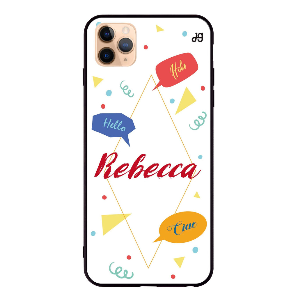 Communicate Fun iPhone 11 Pro 超薄強化玻璃殻