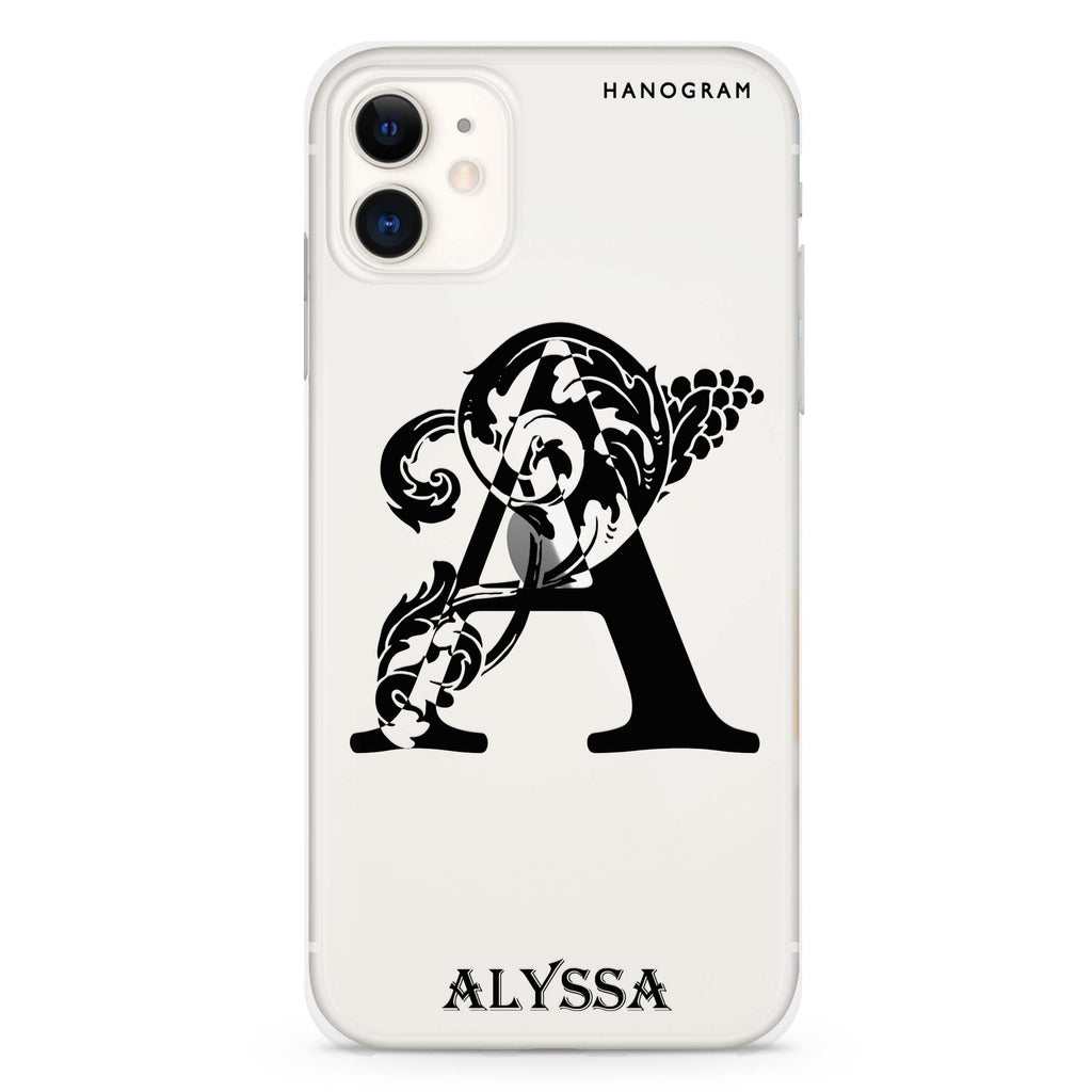 Ornamental Alphabet iPhone 11 水晶透明保護殼