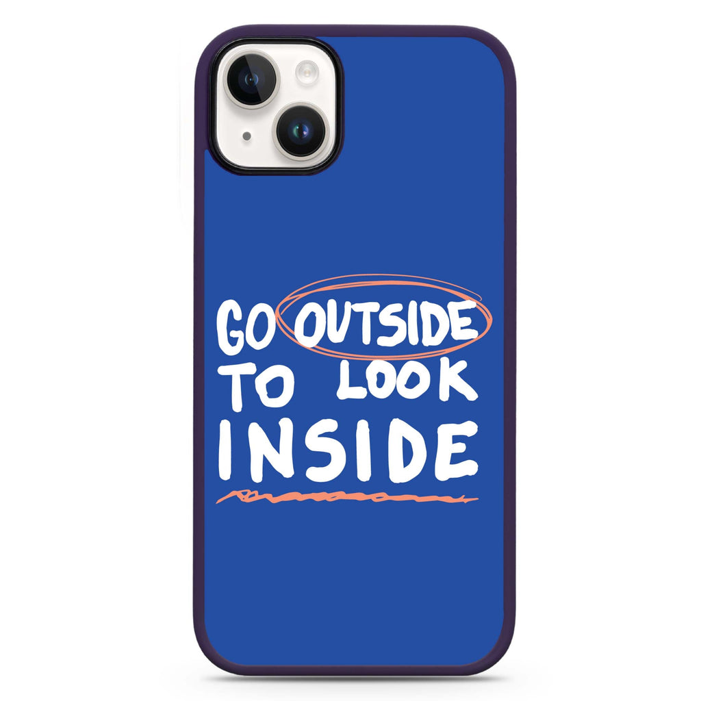 Go Outside to Look INSIDE iPhone 14 Plus Magsafe 兼容防衝擊保護殼