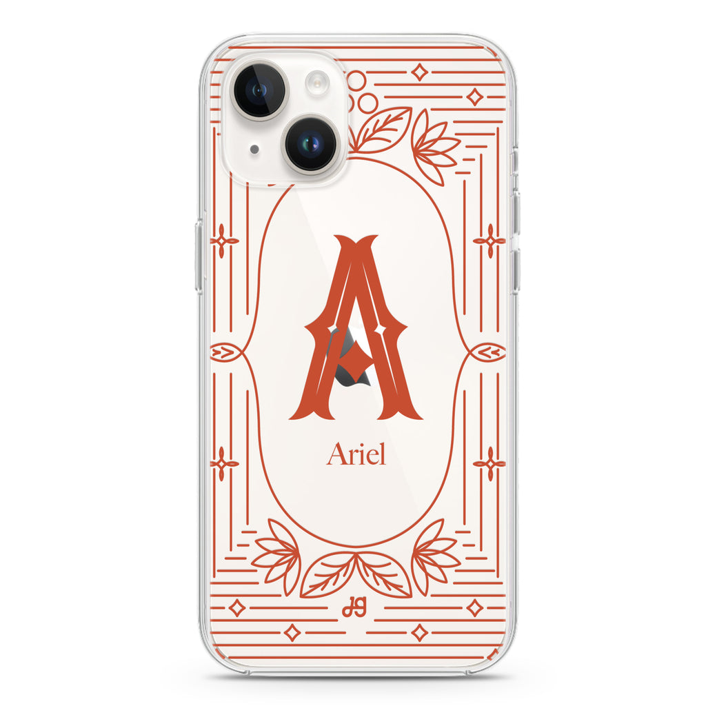 Artistic Monogram I iPhone 14 水晶透明保護殼