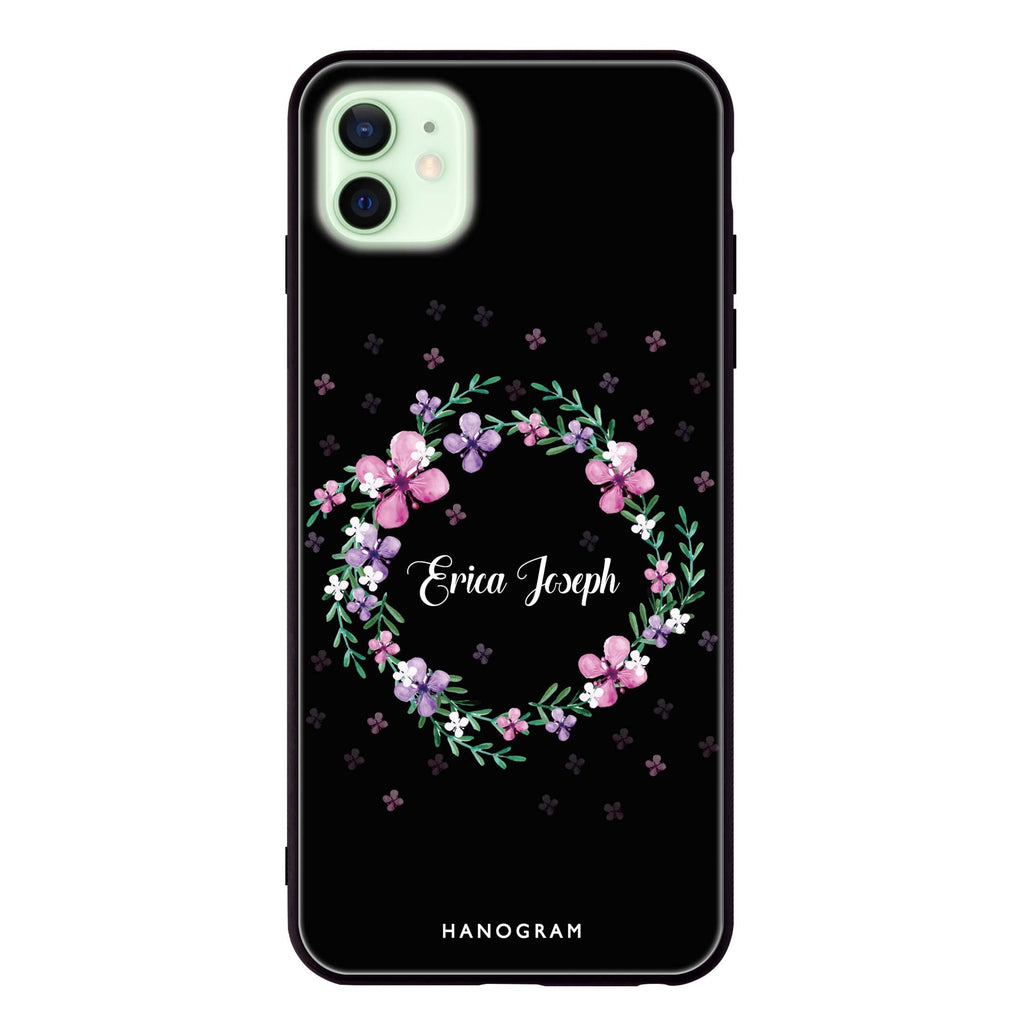 Floral Ring II iPhone 12 mini 超薄強化玻璃殻
