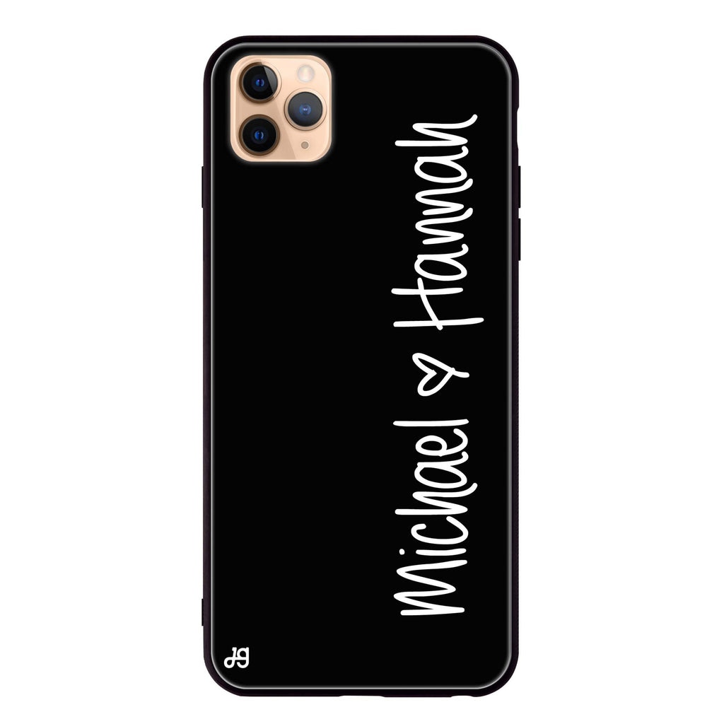 Vertical Names iPhone 11 Pro 超薄強化玻璃殻