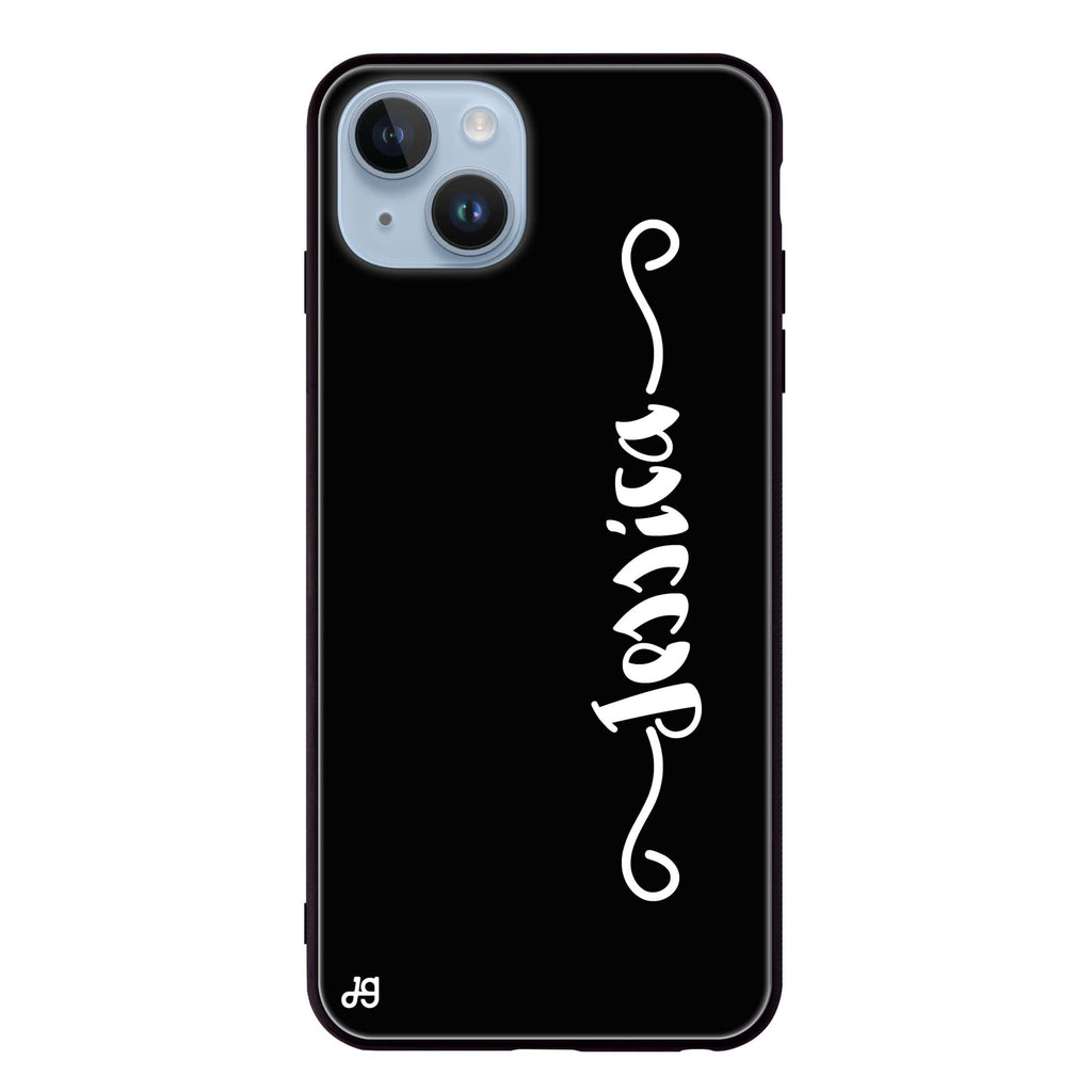 Casual Vertical Name iPhone 13 超薄強化玻璃殻