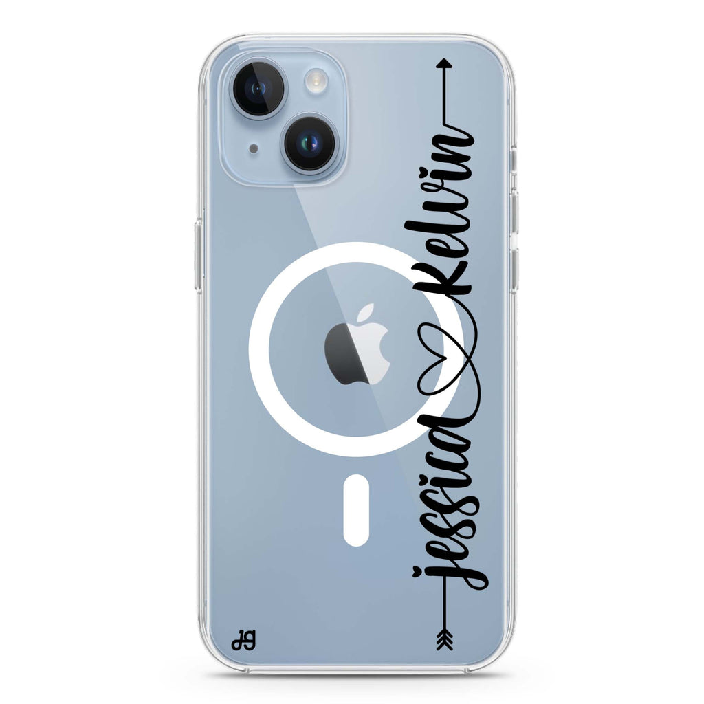 Custom iPhone 14 Plus Magsafe 兼容水晶透明保護殼