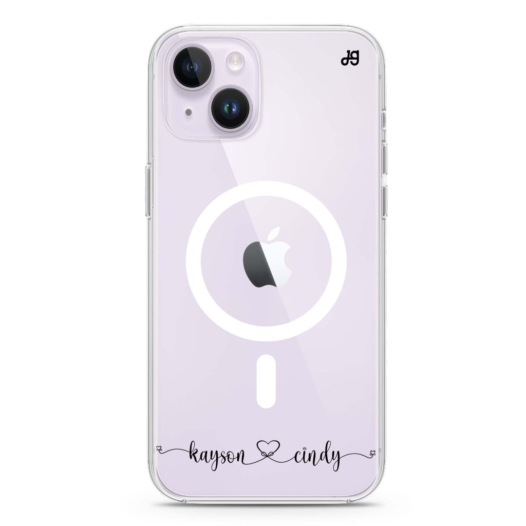 Custom iPhone 14 Magsafe 兼容水晶透明保護殼
