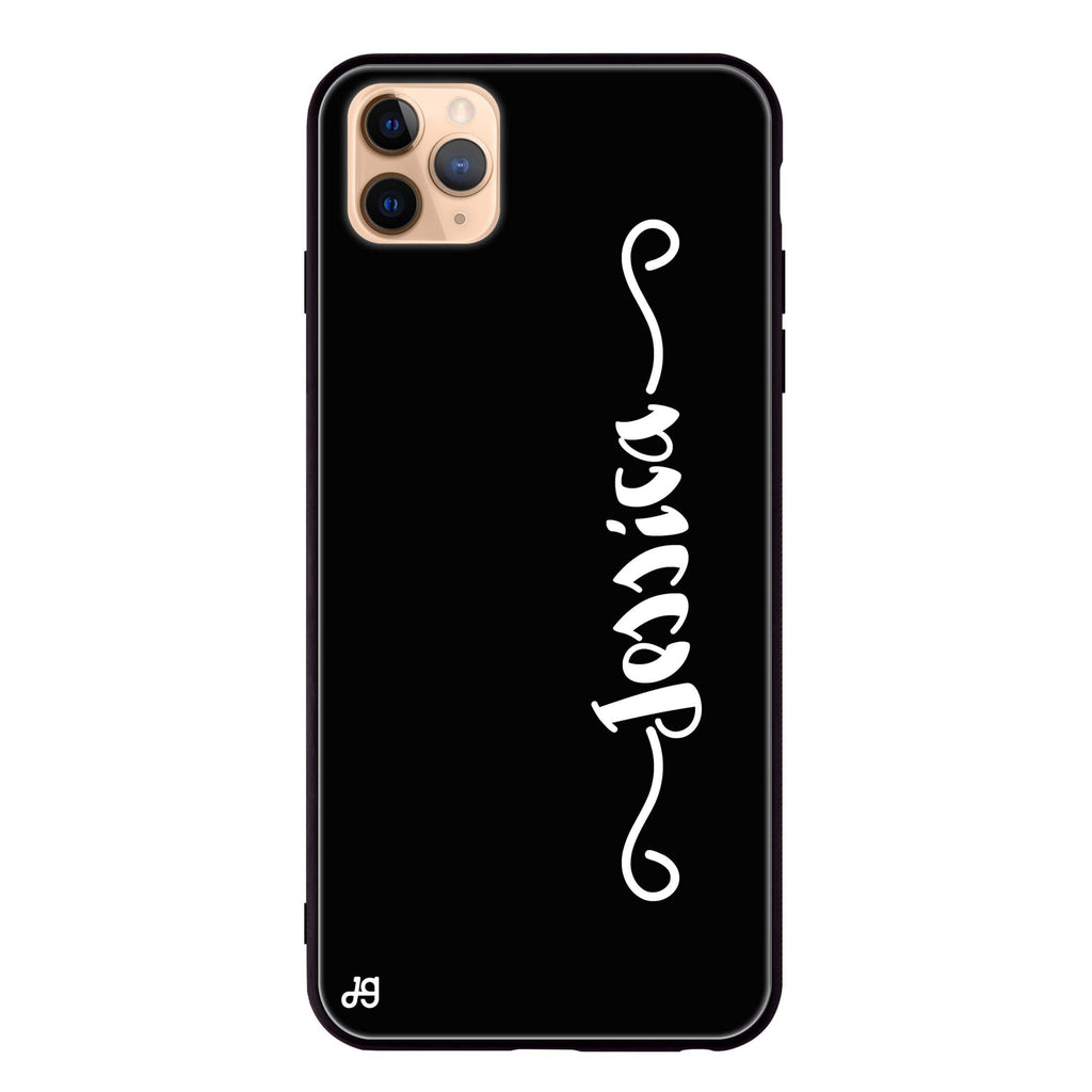 Casual Vertical Name iPhone 11 Pro 超薄強化玻璃殻