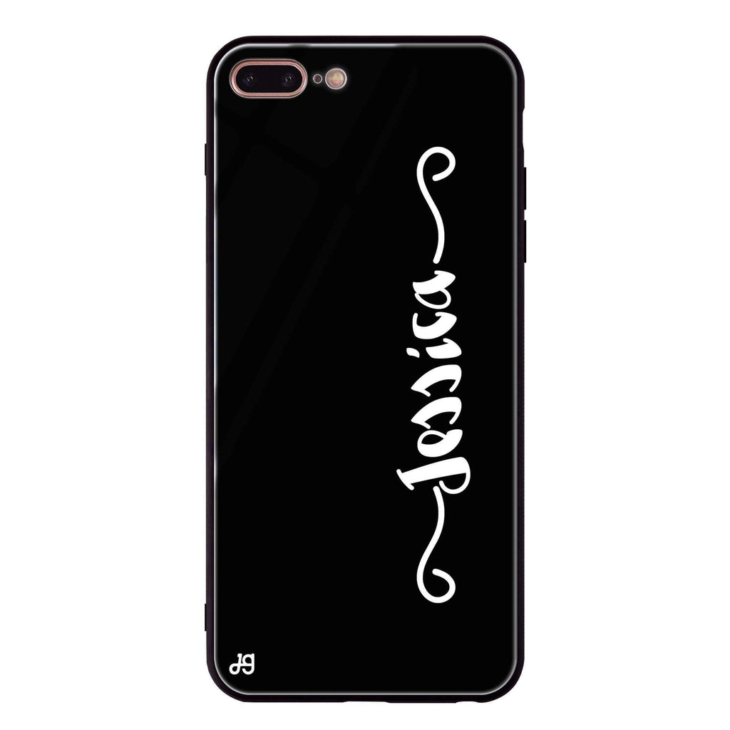 Casual Vertical Name iPhone 8 Plus 超薄強化玻璃殻