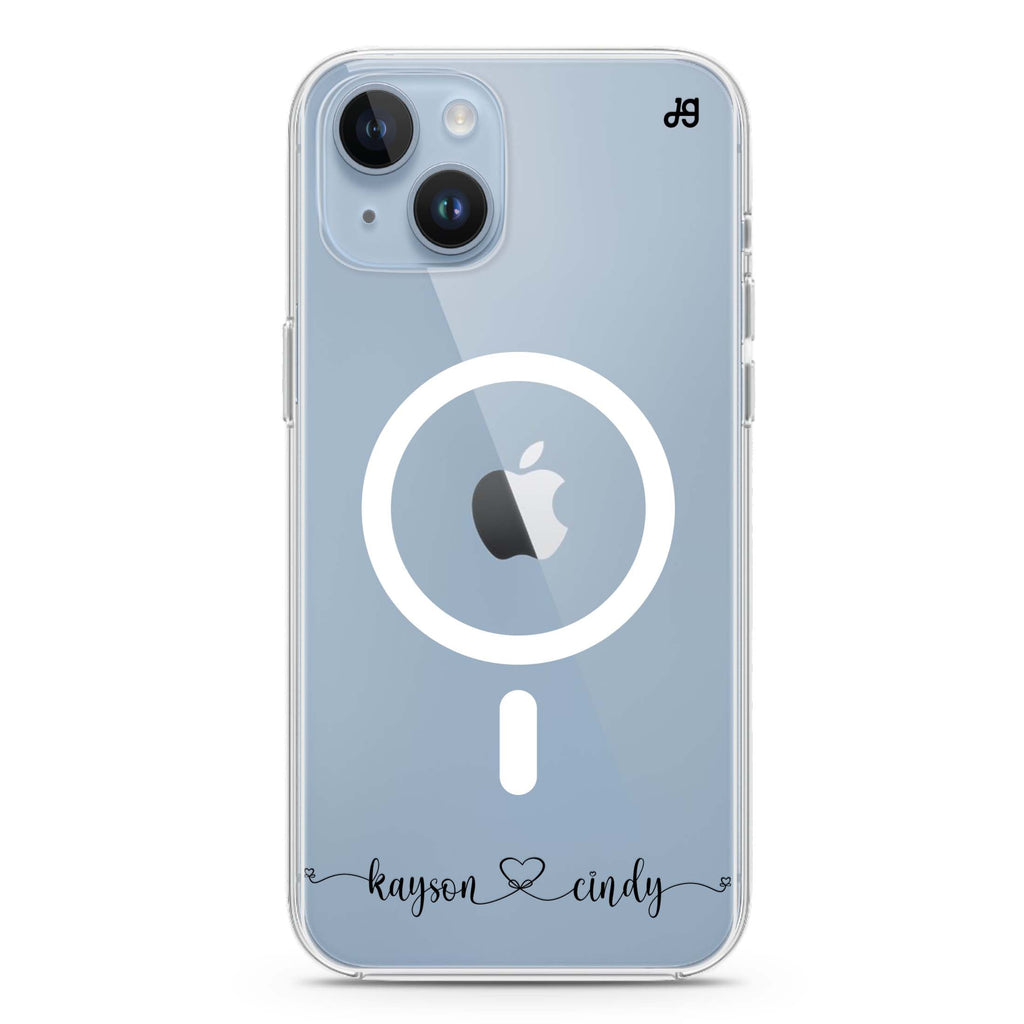 Custom iPhone 14 Plus Magsafe 兼容水晶透明保護殼