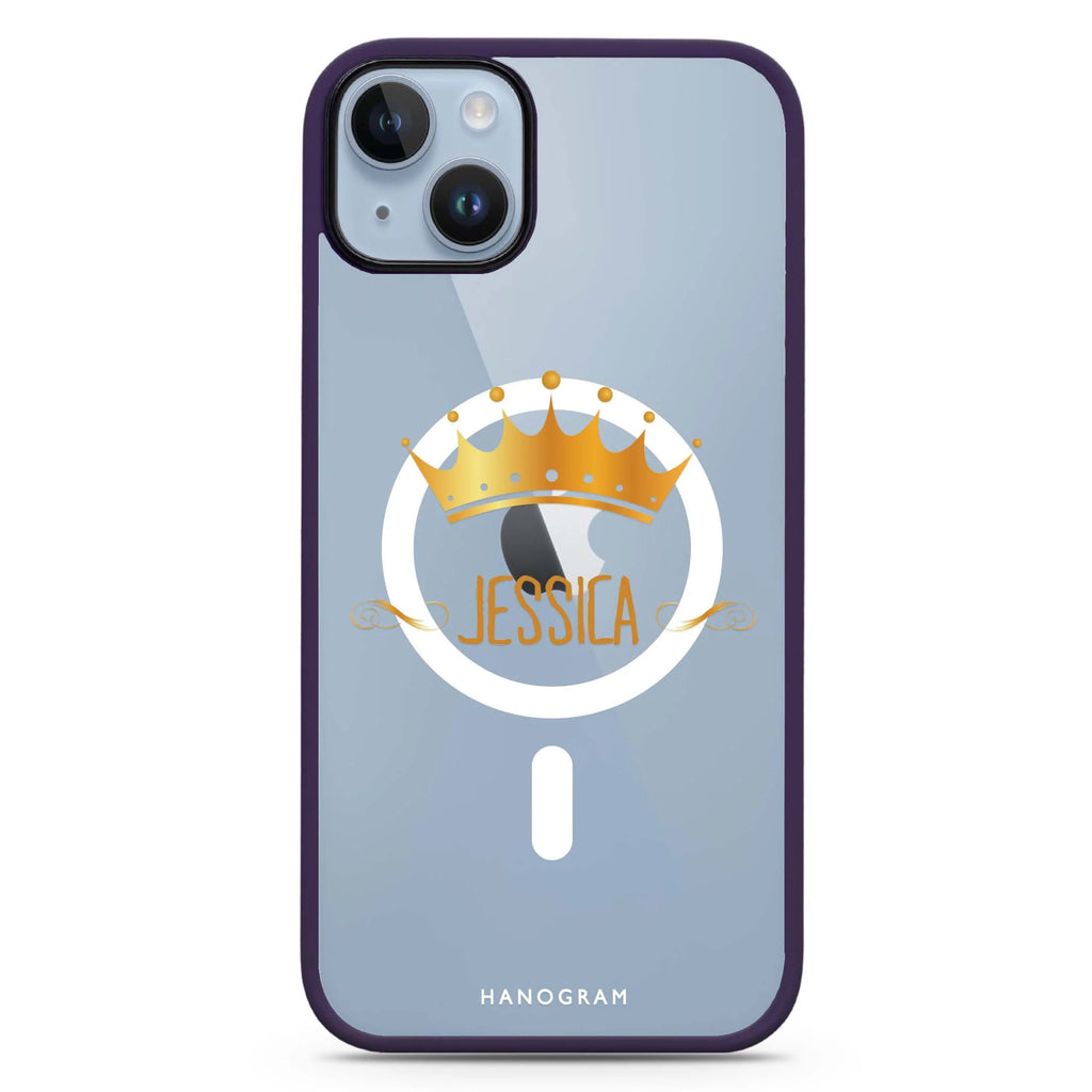 Queen's crown iPhone 14 Plus Magsafe 兼容防衝擊保護殼