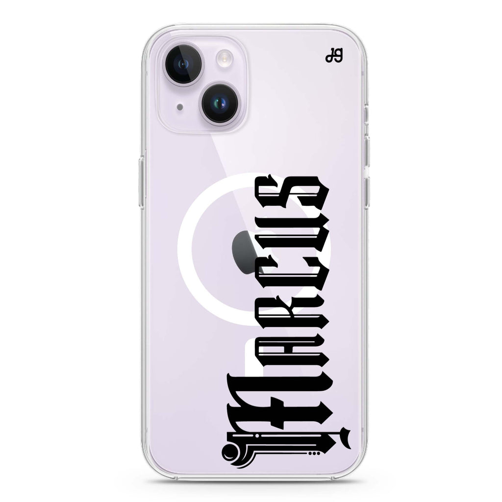 Custom iPhone 14 Plus Magsafe 兼容水晶透明保護殼