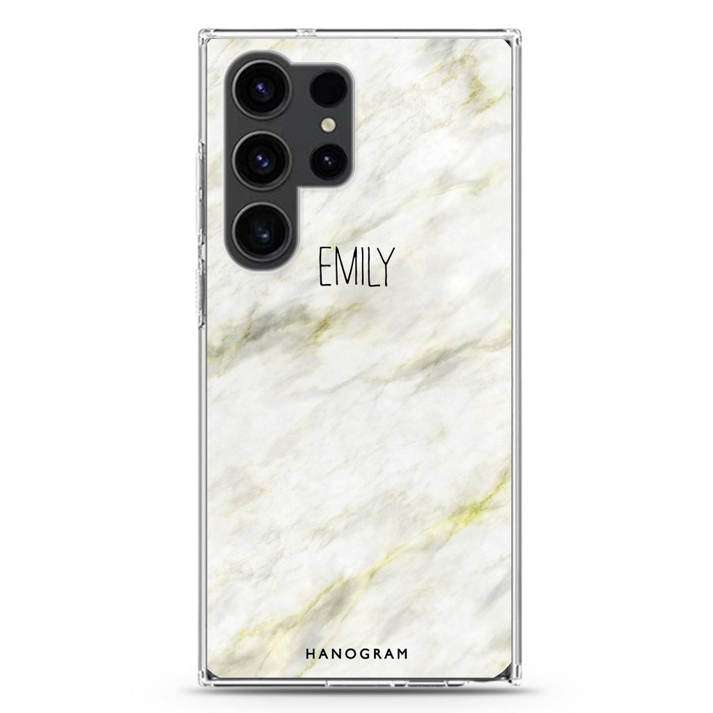 Grand Marble II Samsung Galaxy Ultra 可加名字透明保護殼，適用 S26/S25/S24/S23 Ultra，圖1