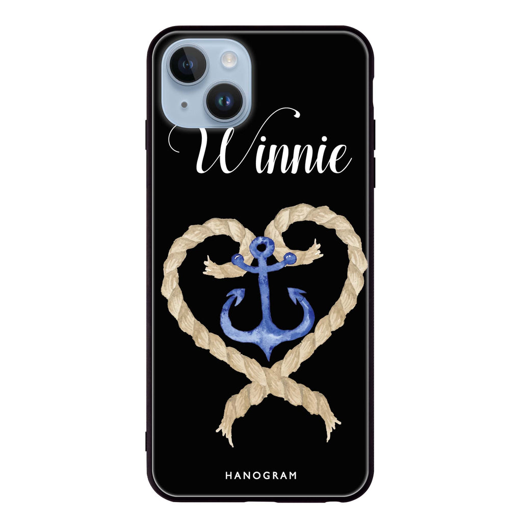 Heart & Anchor iPhone 14 超薄強化玻璃殻