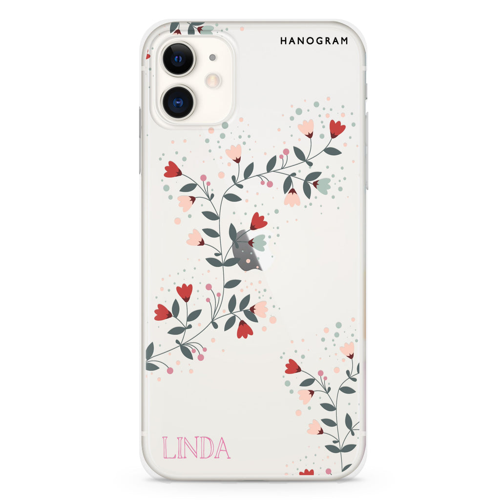 Floral Chain iPhone 11 水晶透明保護殼