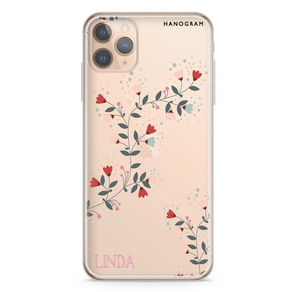 Floral Chain iPhone 11 Pro Max 水晶透明保護殼