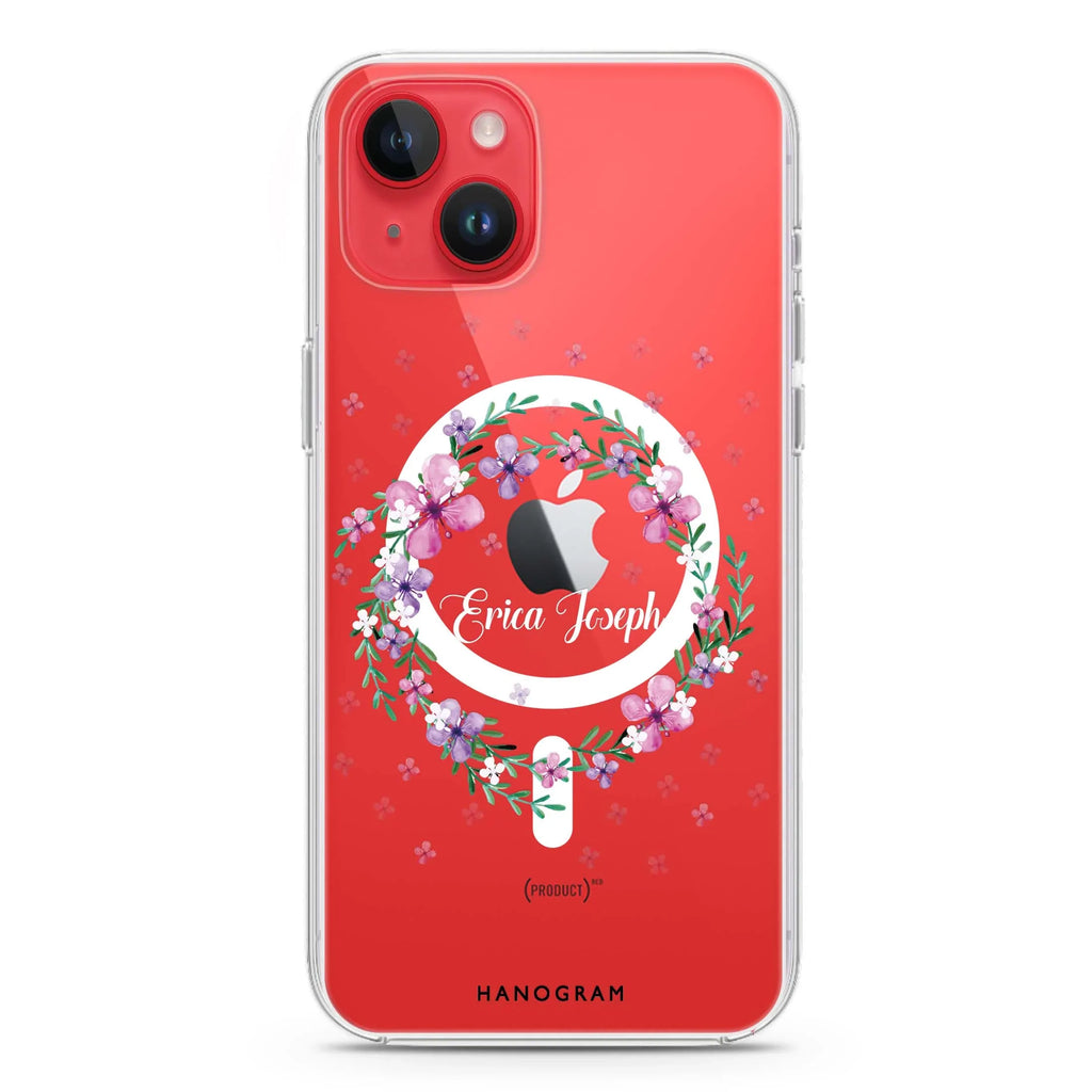 Floral Ring II iPhone 14 Magsafe 兼容水晶透明保護殼