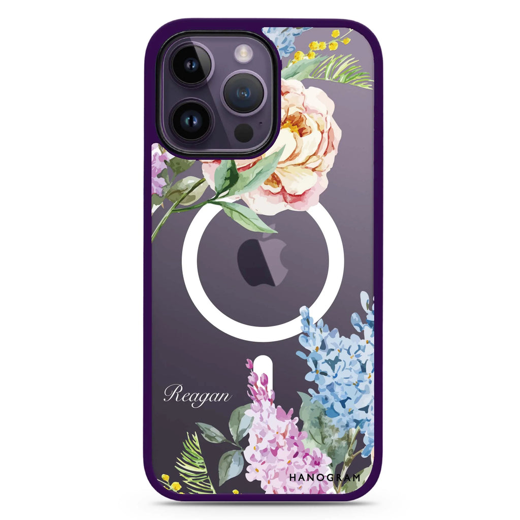 Tropical Floral Magsafe 兼容防衝擊保護殼