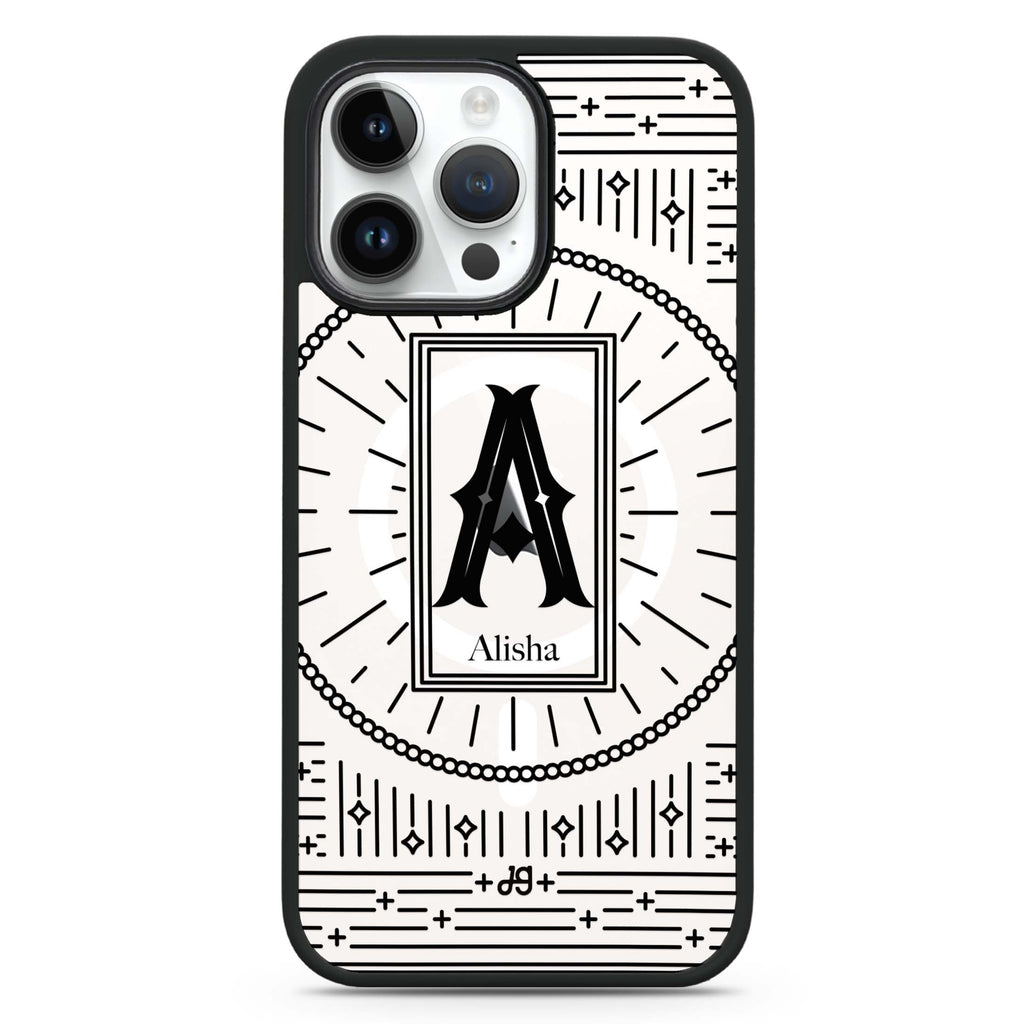 Artistic Monogram II Magsafe 兼容防衝擊保護殼