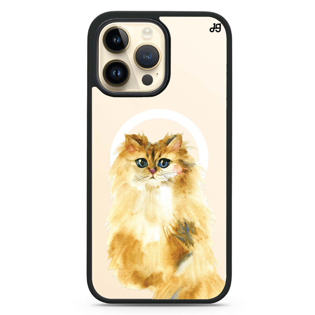 Watercolour Cat Magsafe 兼容防衝擊保護殼