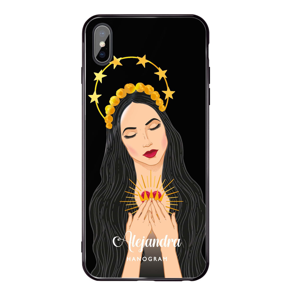 The Virgin Mary iPhone XS 超薄強化玻璃殻